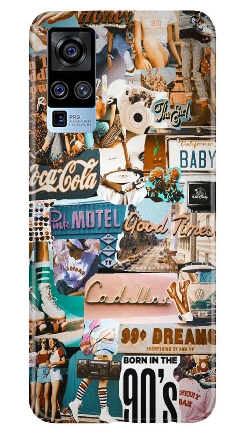Vintage Design Case for Vivo X50 Pro (Design No. 284)
