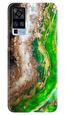 Marble Texture Mobile Back Case for Vivo X50 Pro (Design - 307)