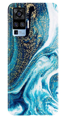 Marble Texture Mobile Back Case for Vivo X50 Pro (Design - 308)
