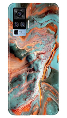 Marble Texture Mobile Back Case for Vivo X50 Pro (Design - 309)