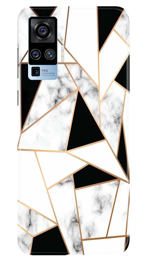 Marble Texture Mobile Back Case for Vivo X50 Pro (Design - 322)
