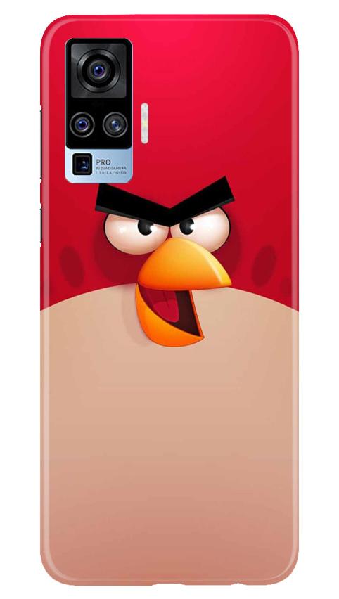 Angry Bird Red Mobile Back Case for Vivo X50 Pro (Design - 325)