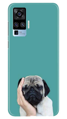 Puppy Mobile Back Case for Vivo X50 Pro (Design - 333)