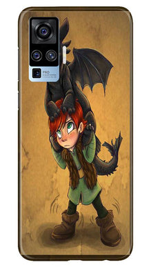 Dragon Mobile Back Case for Vivo X50 Pro (Design - 336)