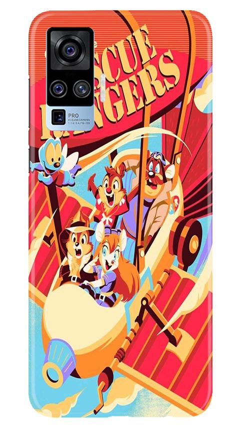 Rescue Rangers Mobile Back Case for Vivo X50 Pro (Design - 341)