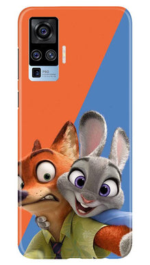 Cartoon Mobile Back Case for Vivo X50 Pro (Design - 346)