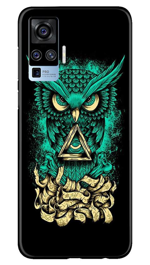 Owl Mobile Back Case for Vivo X50 Pro (Design - 358)
