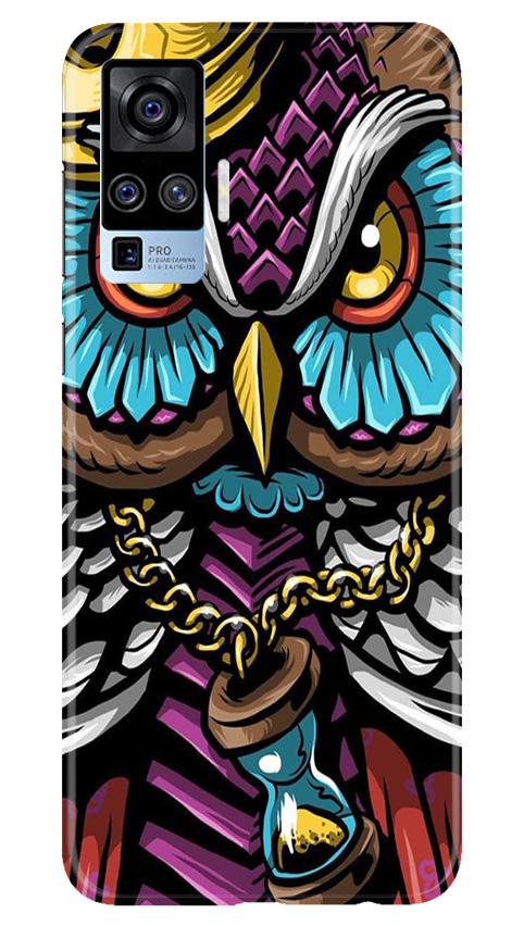Owl Mobile Back Case for Vivo X50 Pro (Design - 359)