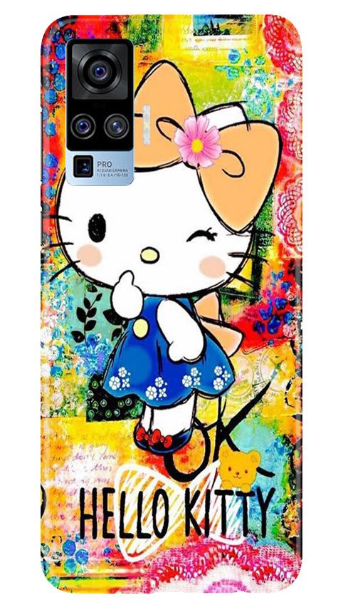 Hello Kitty Mobile Back Case for Vivo X50 Pro (Design - 362)