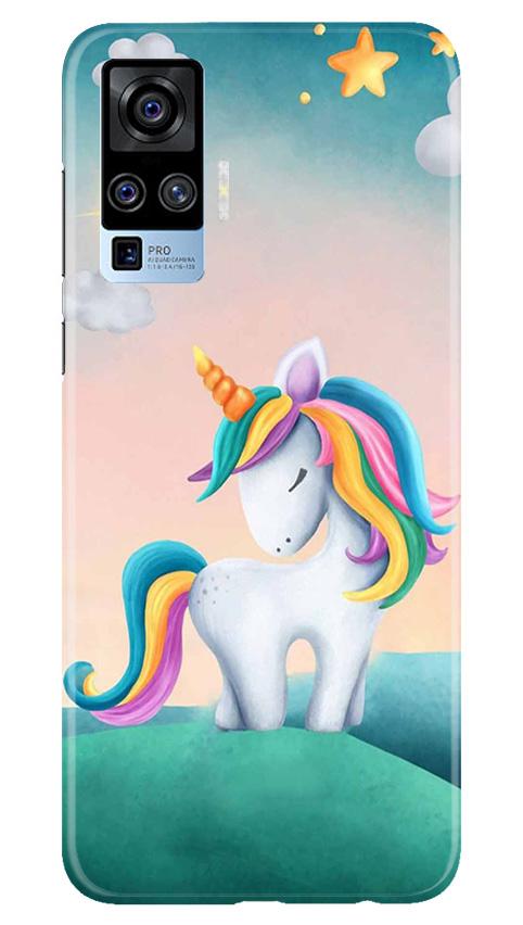 Unicorn Mobile Back Case for Vivo X50 Pro (Design - 366)