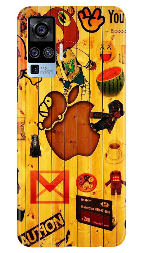 Wooden Texture Mobile Back Case for Vivo X50 Pro (Design - 367)