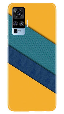 Diagonal Pattern Mobile Back Case for Vivo X50 Pro (Design - 370)