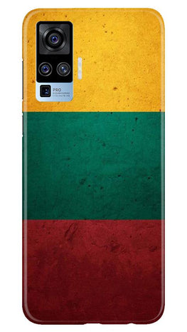 Color Pattern Mobile Back Case for Vivo X50 Pro (Design - 374)