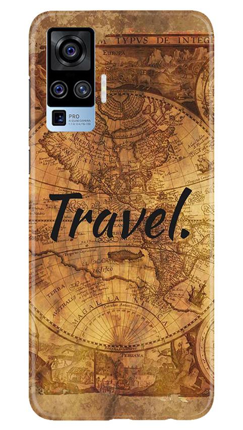 Travel Mobile Back Case for Vivo X50 Pro (Design - 375)