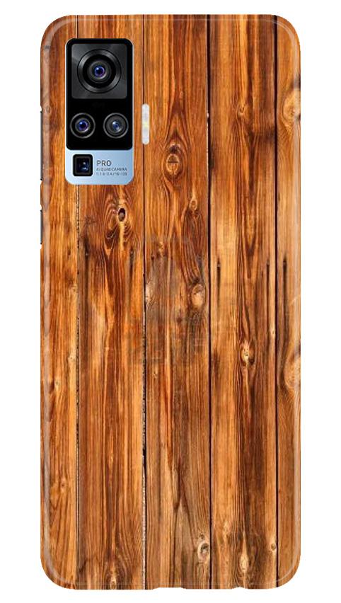 Wooden Texture Mobile Back Case for Vivo X50 Pro (Design - 376)