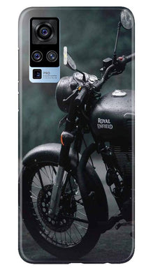 Royal Enfield Mobile Back Case for Vivo X50 Pro (Design - 380)