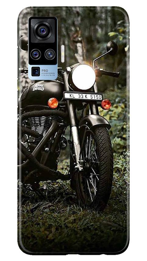 Royal Enfield Mobile Back Case for Vivo X50 Pro (Design - 384)
