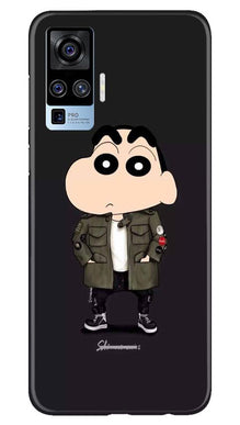 Shin Chan Mobile Back Case for Vivo X50 Pro (Design - 391)