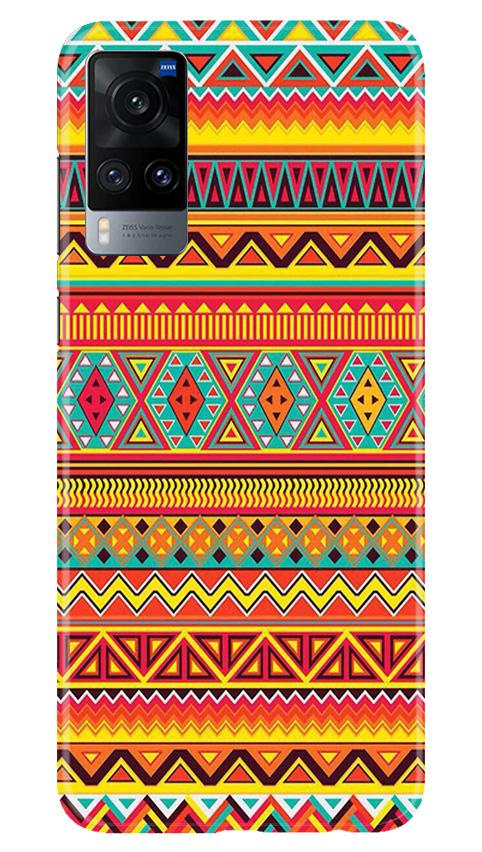 Zigzag line pattern Case for Vivo X60