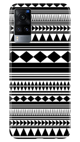 Black white Pattern Case for Vivo X60