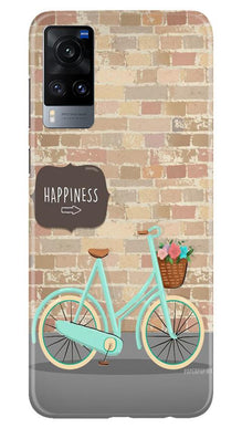 Happiness Mobile Back Case for Vivo X60 (Design - 53)
