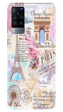 Paris Eiftel Tower Mobile Back Case for Vivo X60 (Design - 54)