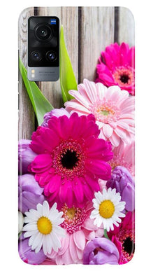 Coloful Daisy2 Mobile Back Case for Vivo X60 (Design - 76)