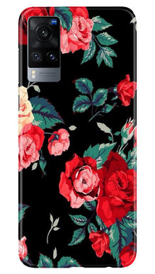 Red Rose2 Mobile Back Case for Vivo X60 (Design - 81)