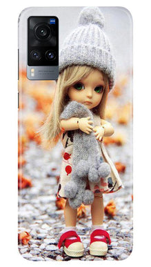 Cute Doll Mobile Back Case for Vivo X60 (Design - 93)