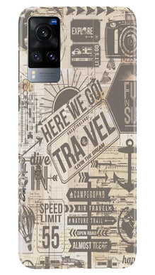 Travel Mobile Back Case for Vivo X60  (Design - 104)
