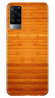 Wooden Look Mobile Back Case for Vivo X60  (Design - 111)