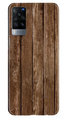 Wooden Look Mobile Back Case for Vivo X60  (Design - 112)