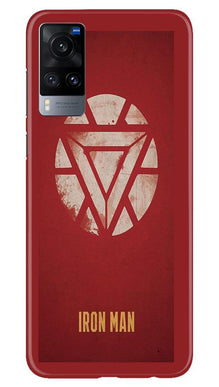 Iron Man Superhero Mobile Back Case for Vivo X60  (Design - 115)
