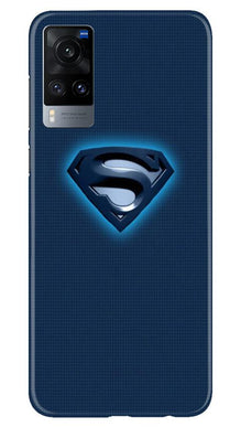 Superman Superhero Mobile Back Case for Vivo X60  (Design - 117)