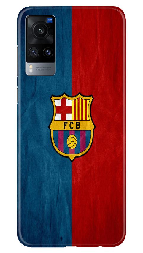 FCB Football Case for Vivo X60  (Design - 123)