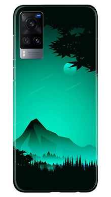 Moon Mountain Mobile Back Case for Vivo X60 (Design - 204)