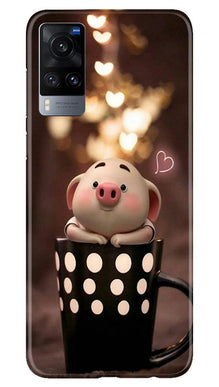 Cute Bunny Mobile Back Case for Vivo X60 (Design - 213)