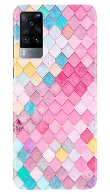 Pink Pattern Mobile Back Case for Vivo X60 (Design - 215)