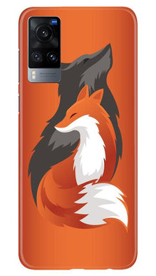 Wolf  Mobile Back Case for Vivo X60 (Design - 224)