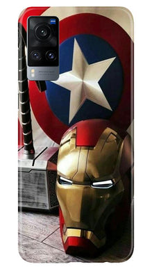 Ironman Captain America Mobile Back Case for Vivo X60 (Design - 254)