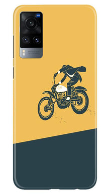 Bike Lovers Mobile Back Case for Vivo X60 (Design - 256)