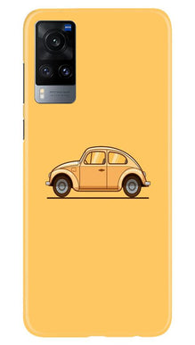 Vintage Car Mobile Back Case for Vivo X60 (Design - 262)
