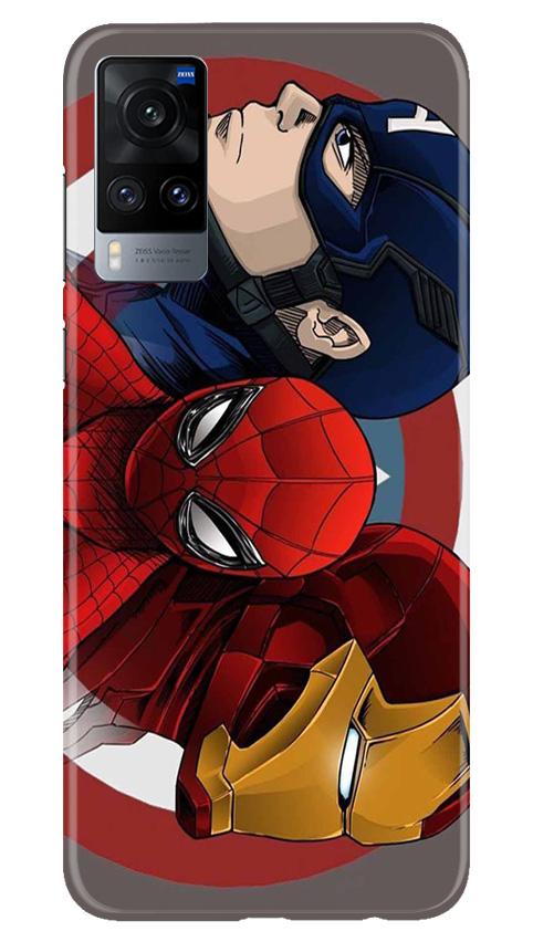 Superhero Mobile Back Case for Vivo X60 (Design - 311)