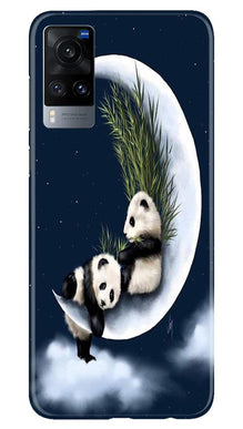 Panda Moon Mobile Back Case for Vivo X60 (Design - 318)