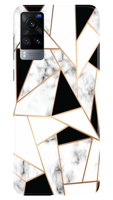 Marble Texture Mobile Back Case for Vivo X60 (Design - 322)