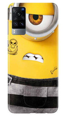 Minion Mobile Back Case for Vivo X60 (Design - 324)