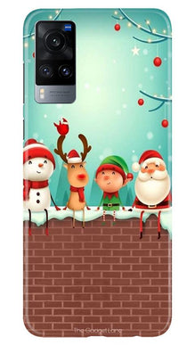 Santa Claus Mobile Back Case for Vivo X60 (Design - 334)