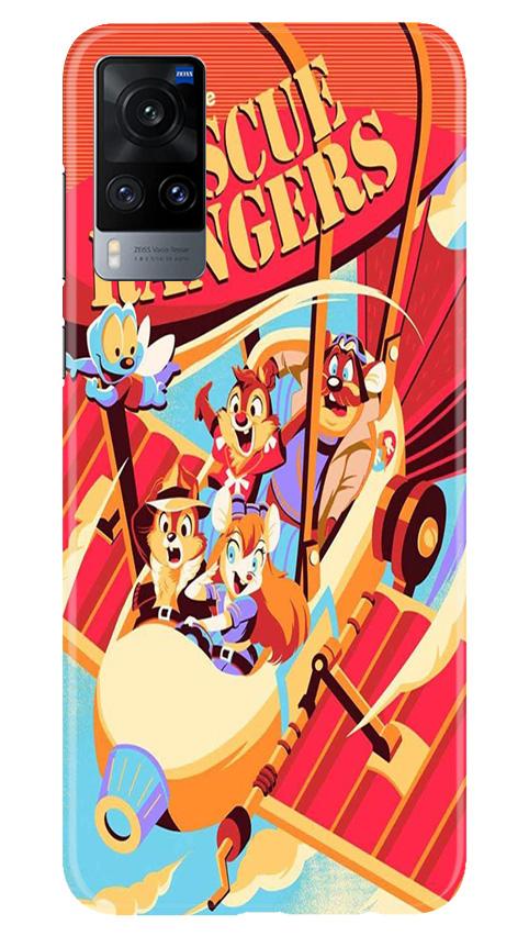 Rescue Rangers Mobile Back Case for Vivo X60 (Design - 341)
