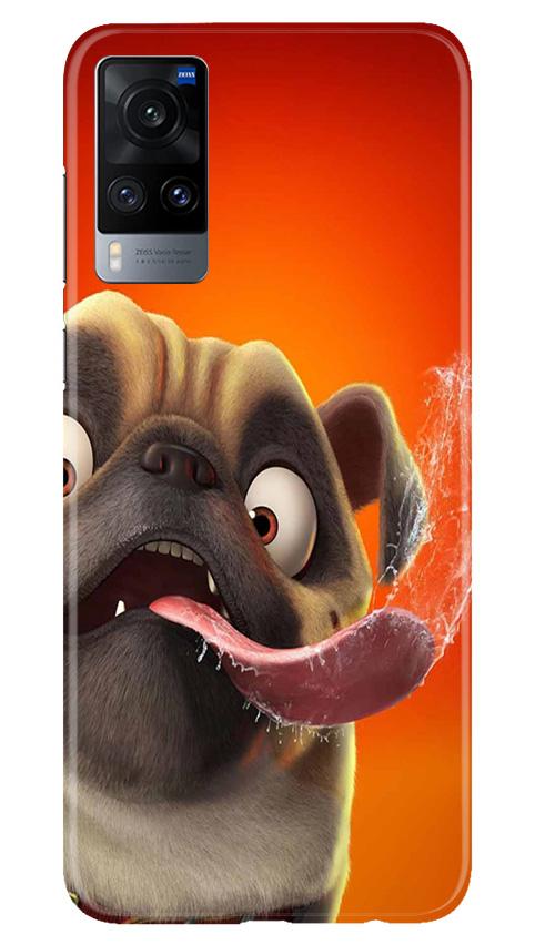 Dog Mobile Back Case for Vivo X60 (Design - 343)