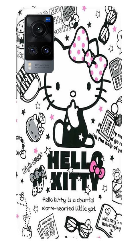 Hello Kitty Mobile Back Case for Vivo X60 (Design - 361)